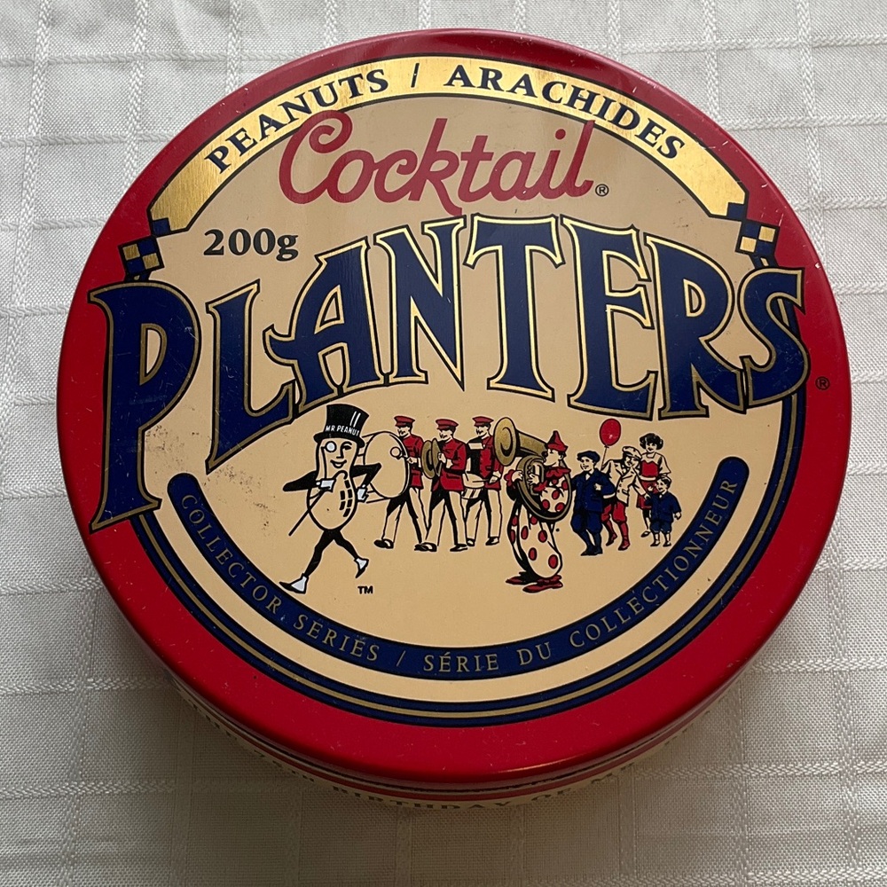 Planters Cocktail Peanuts Tin